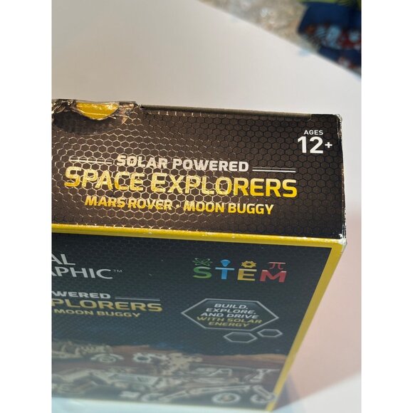 National Geographic Stem Solar Powered Space Explorers Mars Rover & Moon Buggy K - Picture 9 of 9